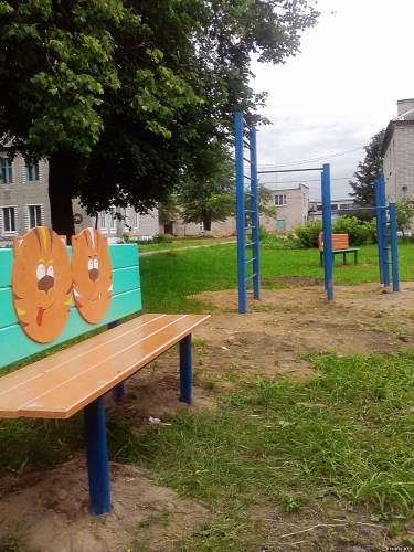 В Крупках открылись новые детские площадки.
